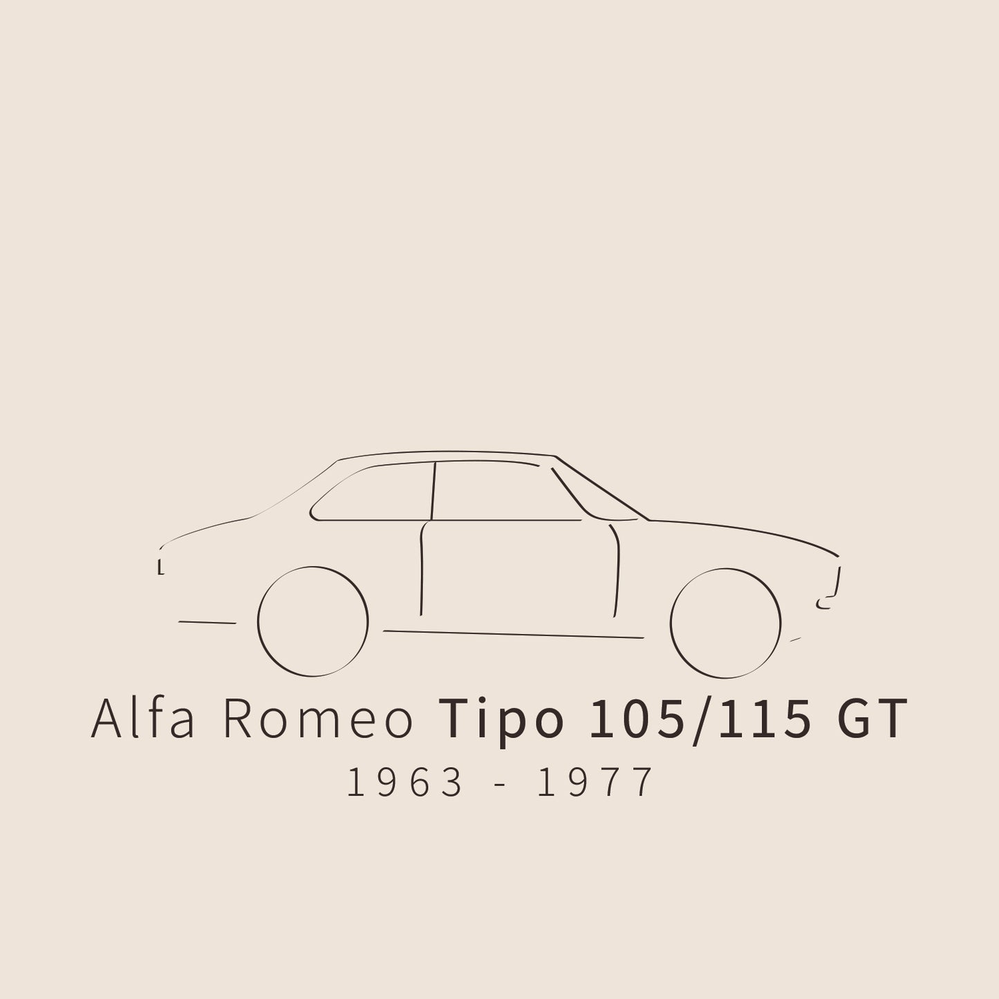 Alfa Romeo Tipo 105/115 GT - PRIMORDIUM SERIES