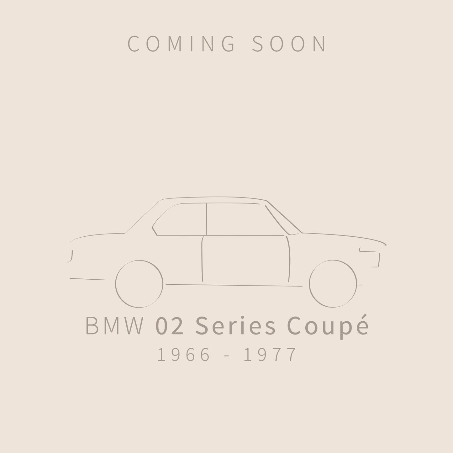 BMW Série 02 Coupé - PRIMORDIUM SERIES